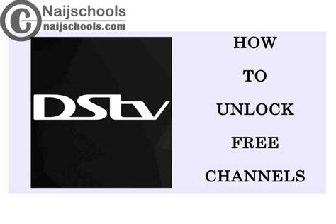 DStv free channels unlock